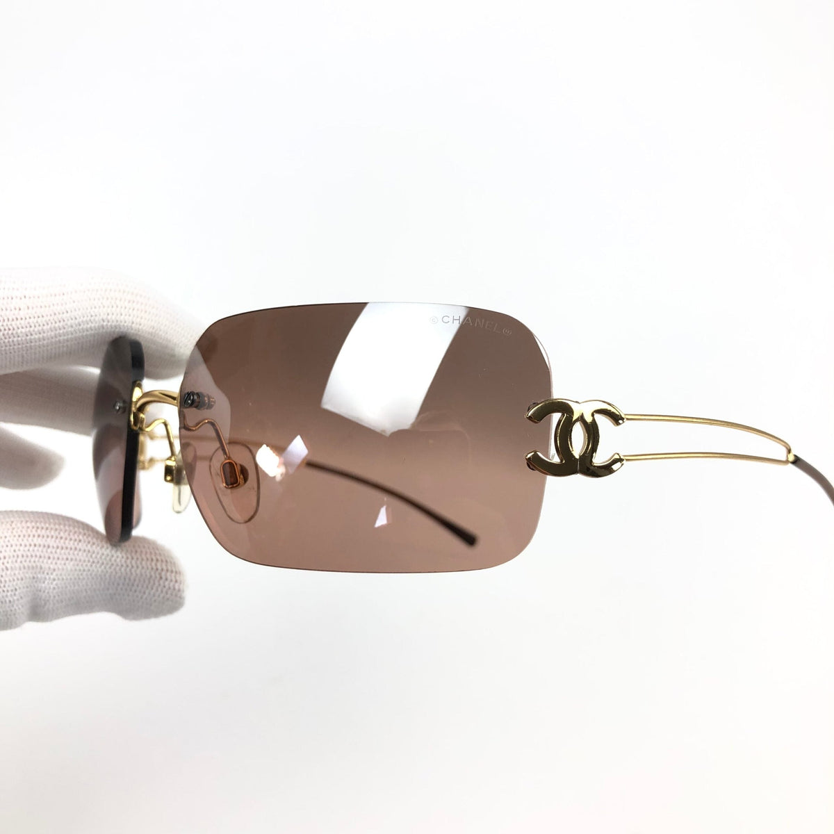 CHANEL RIMLESS SUNGLASSES