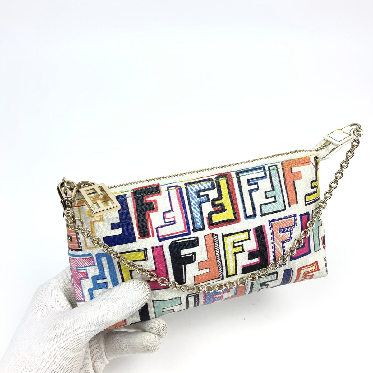 FENDI ZUCCA SHOULDER BAG