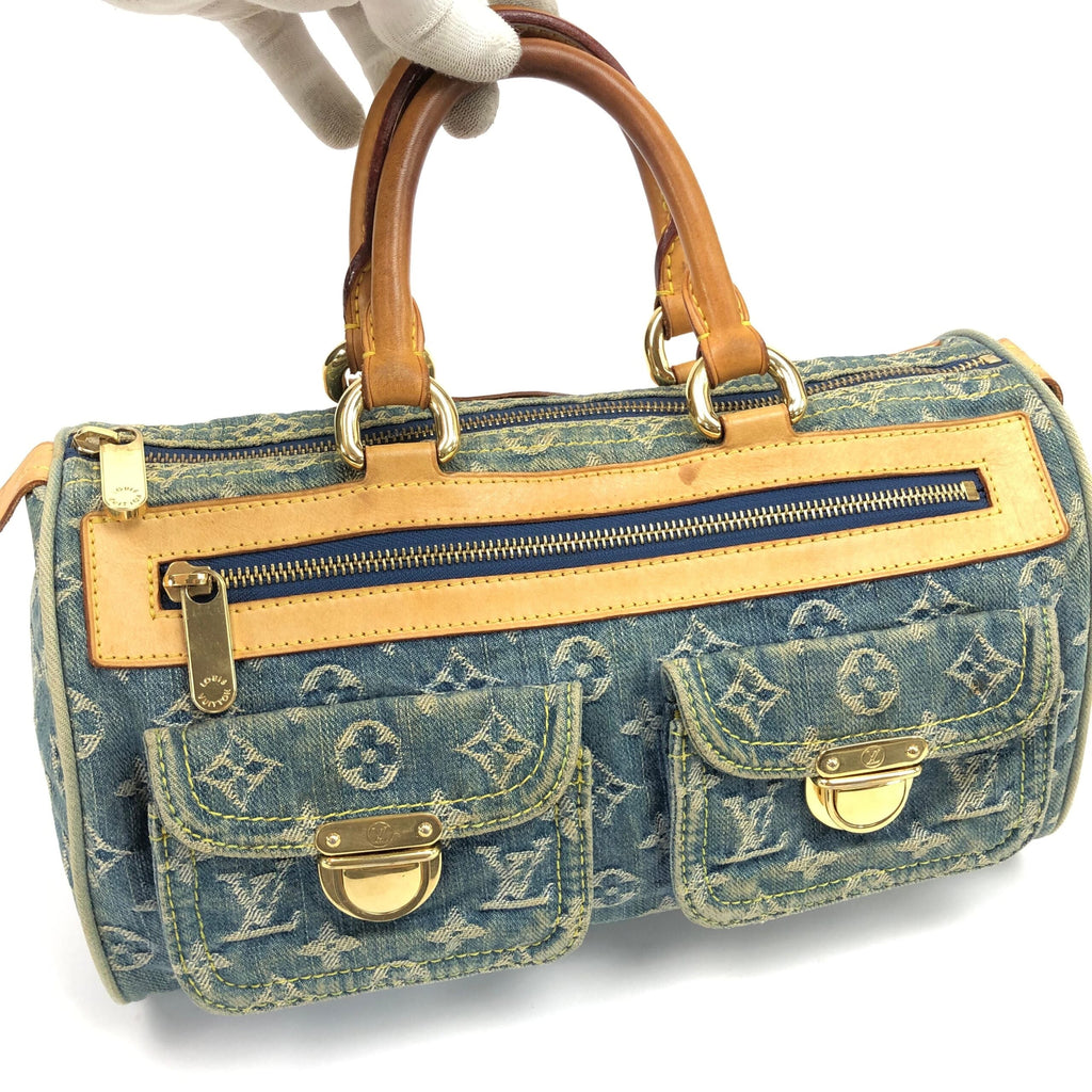 LOUIS VUITTON NEO SPEEDY DENIM BAG