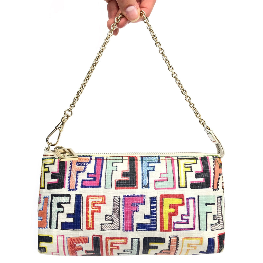 FENDI ZUCCA CHAIN BAG