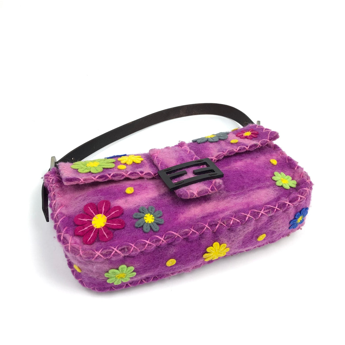 FENDI FELT BAGUETTE BAG