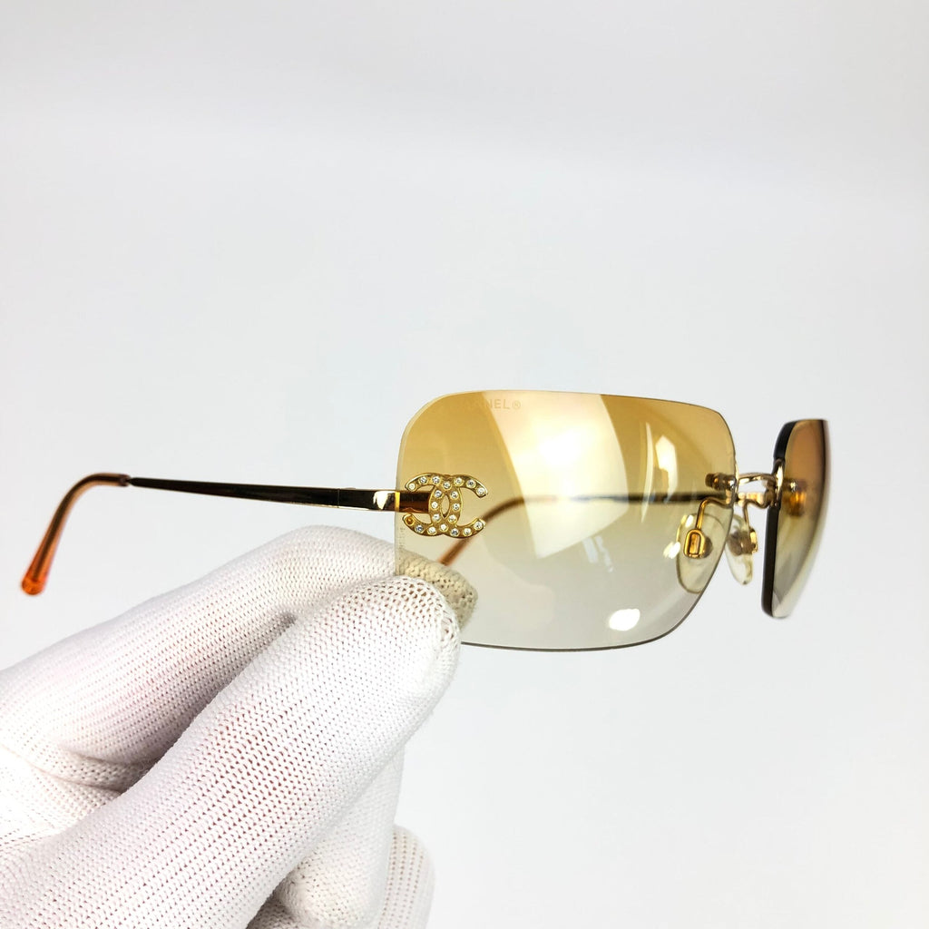 CHANEL RIMLESS SUNGLASSES