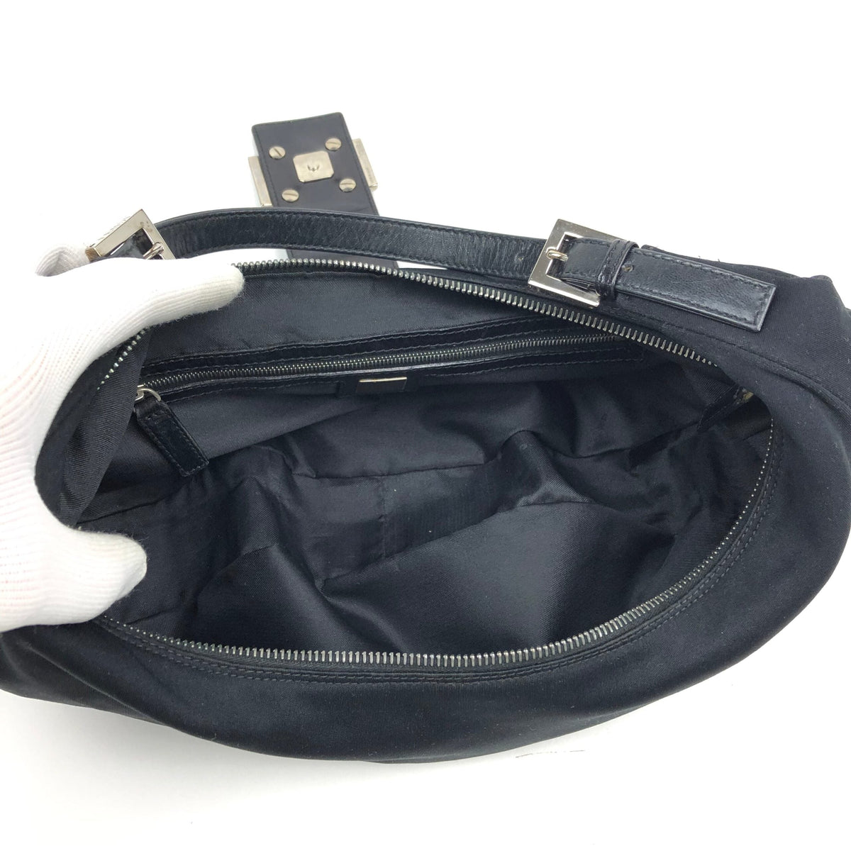 FENDI CRESCENT SHOULDER BAG