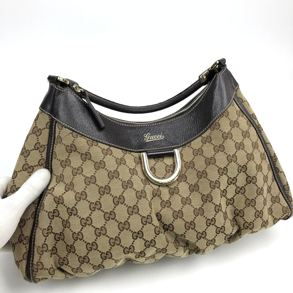 GUCCI MONOGRAM ABBEY SHOULDER BAG