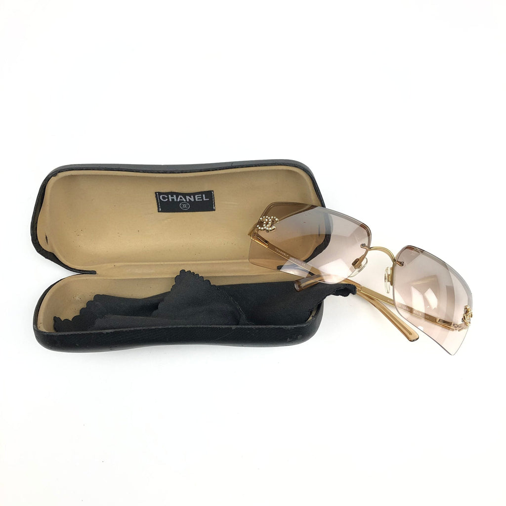CHANEL RIMLESS SUNGLASSES