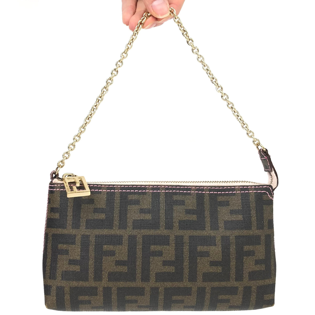 FENDI ZUCCA CHAIN BAG