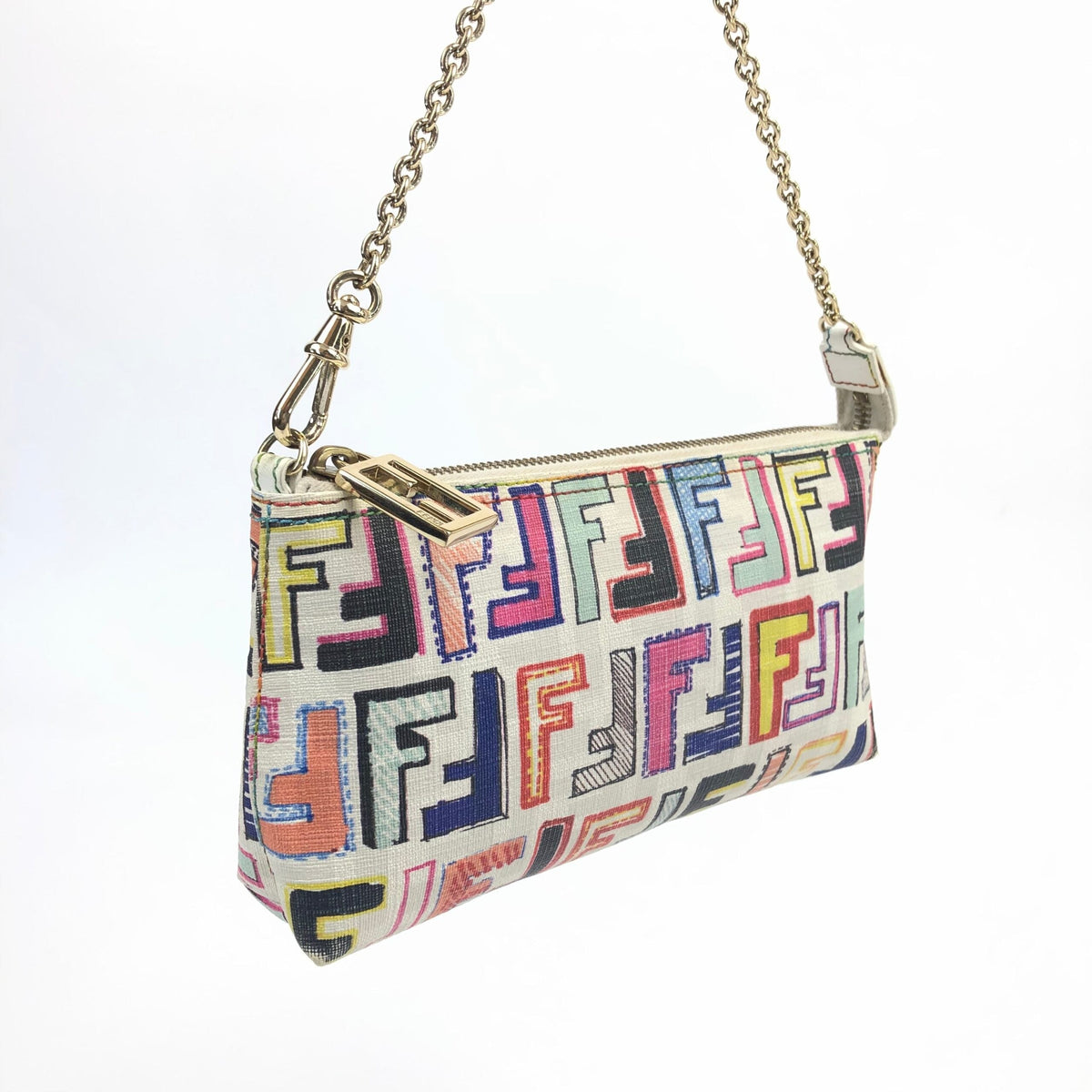 FENDI ZUCCA CHAIN BAG