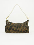 FENDI ZUCCA SHOULDER BAG