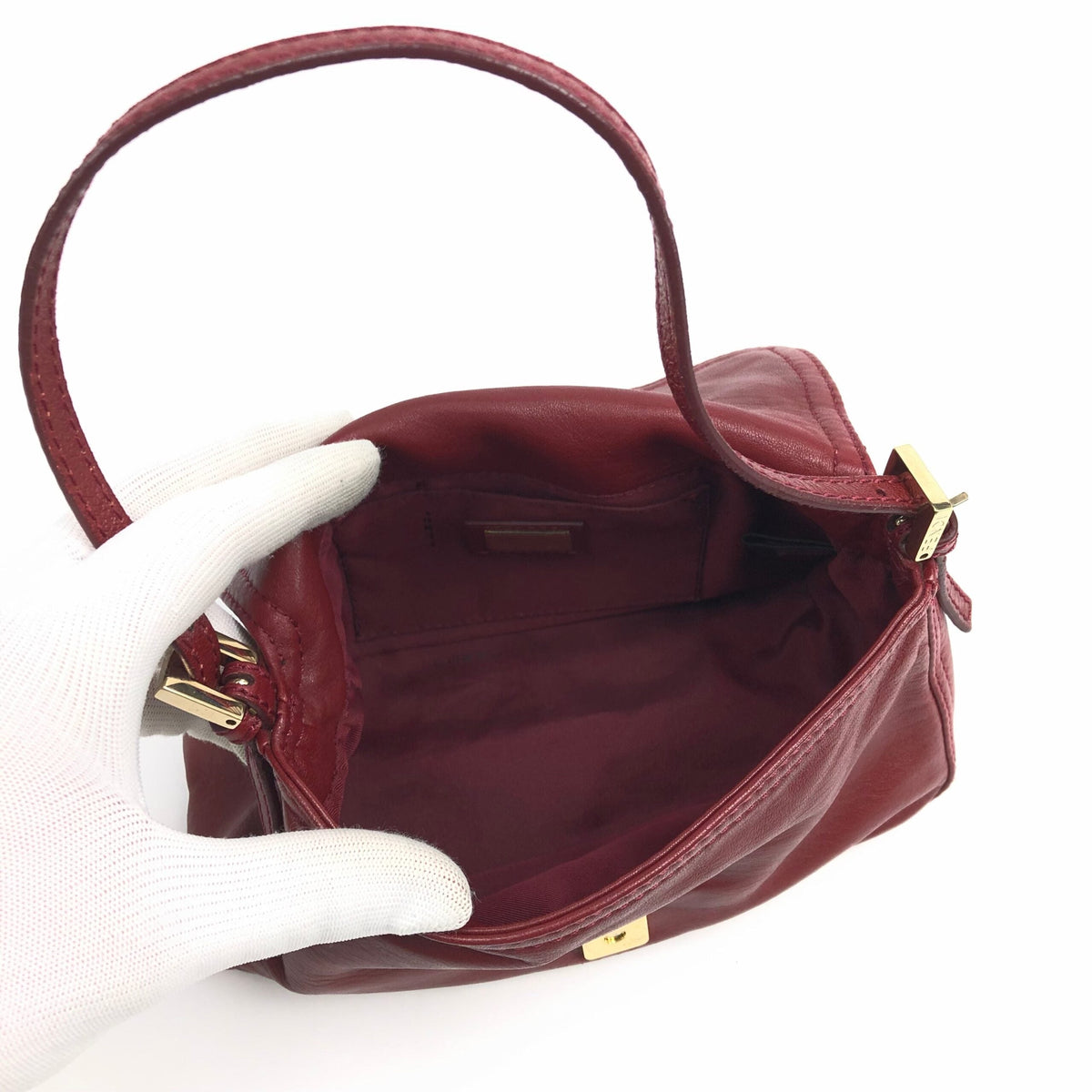 FENDI LEATHER BAGUETTE BAG
