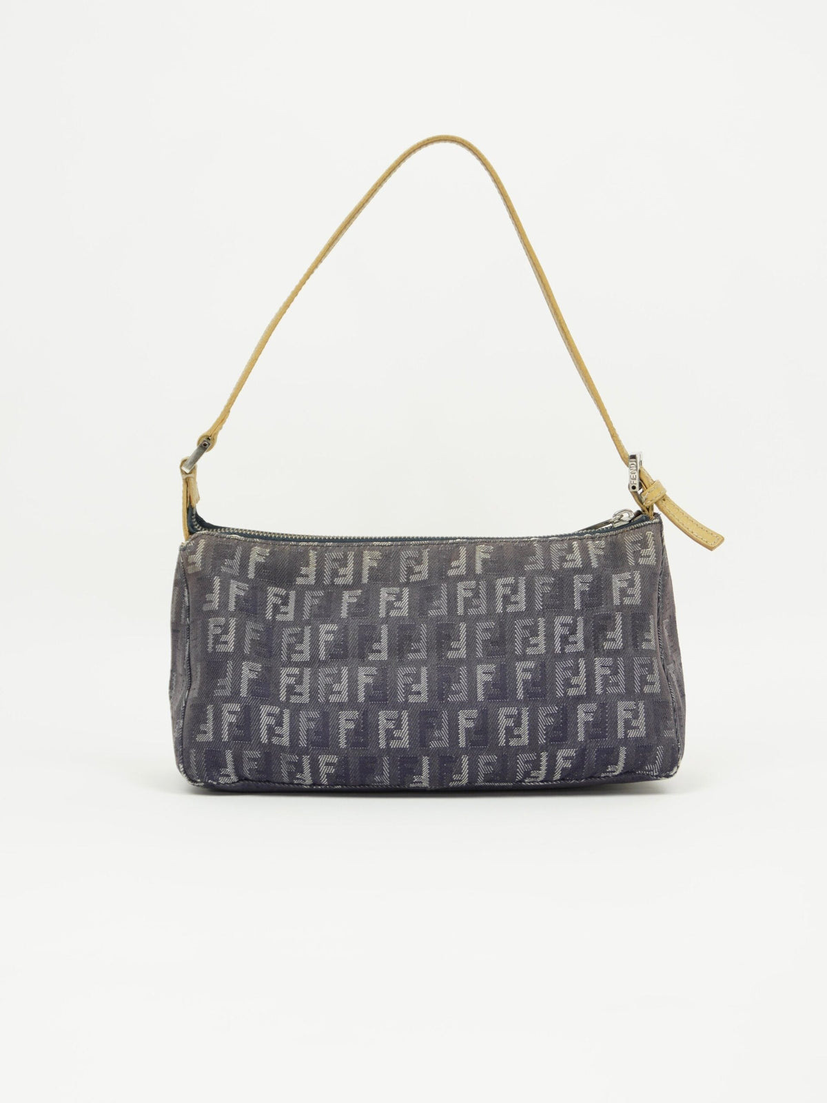 FENDI DENIM ZUCCA SHOULDER BAG