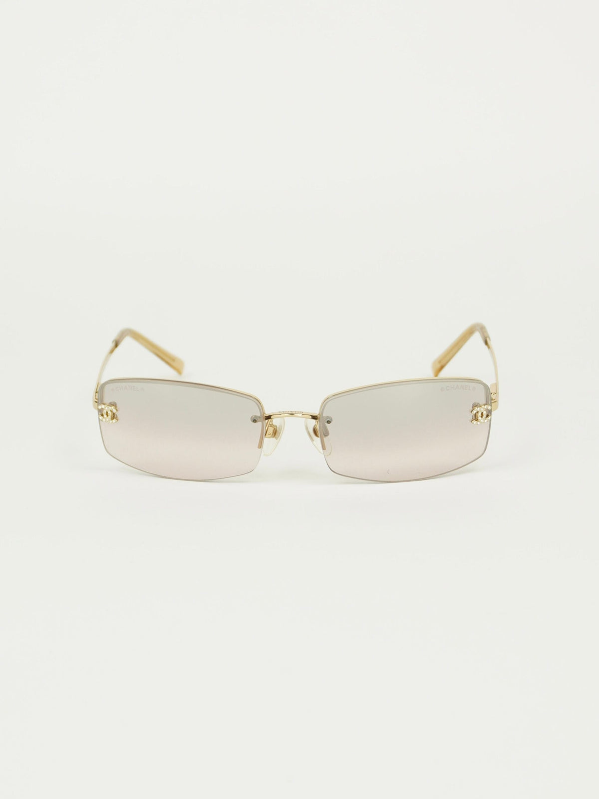CHANEL RHINESTONE SUNGLASSES