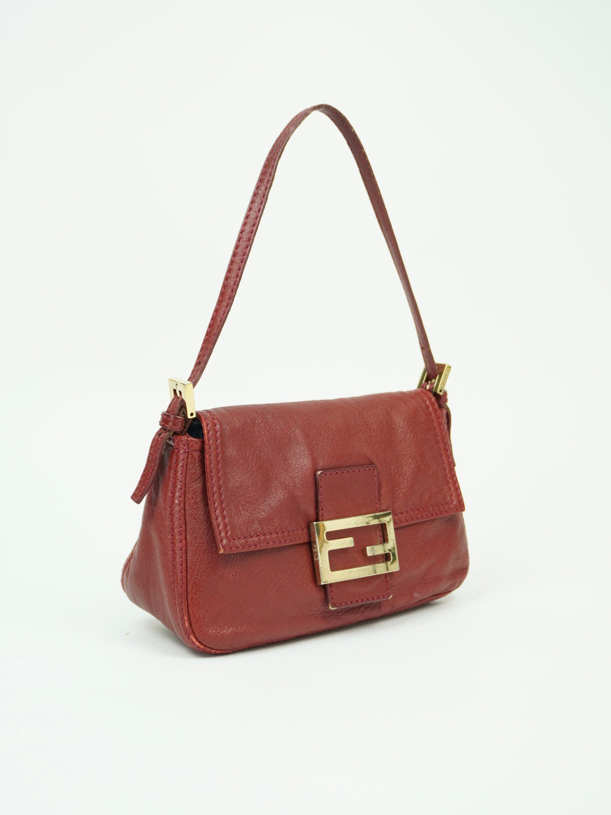 FENDI LEATHER BAGUETTE
