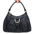 GUCCI MONOGRAM ABBEY LEATHER SHOULDER BAG