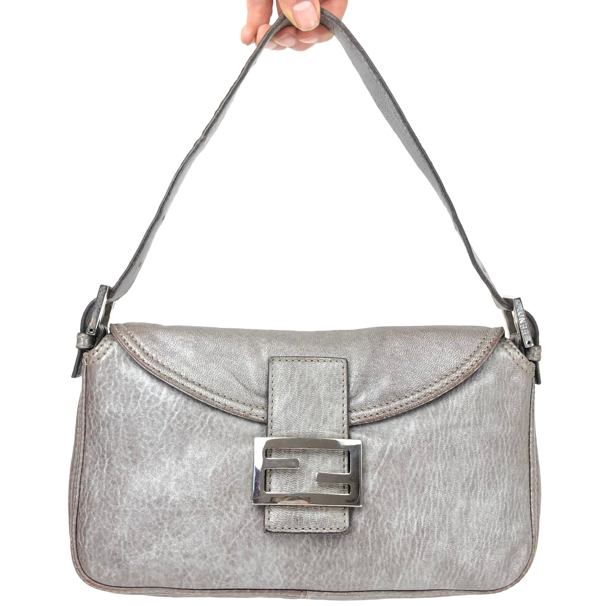 FENDI LEATHER BAGUETTE BAG