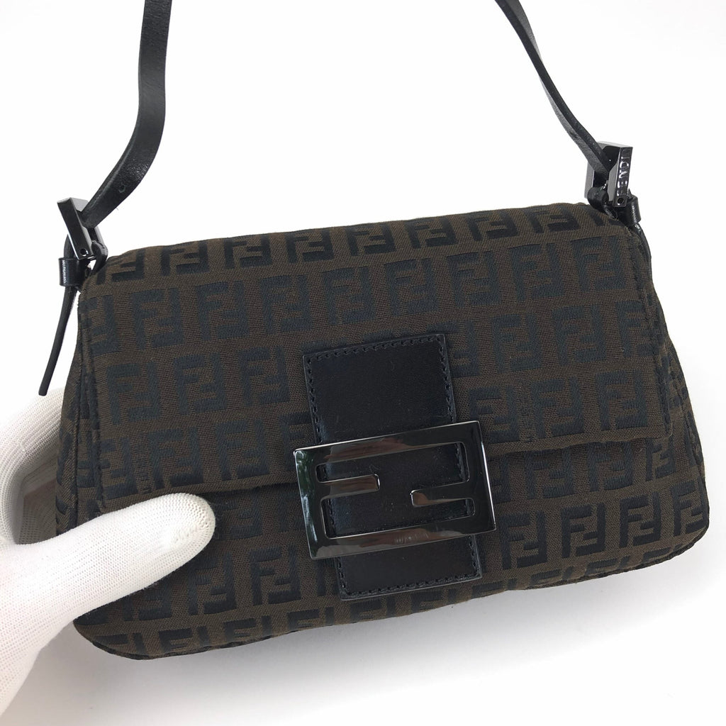 FENDI ZUCCA SHOULDER BAG