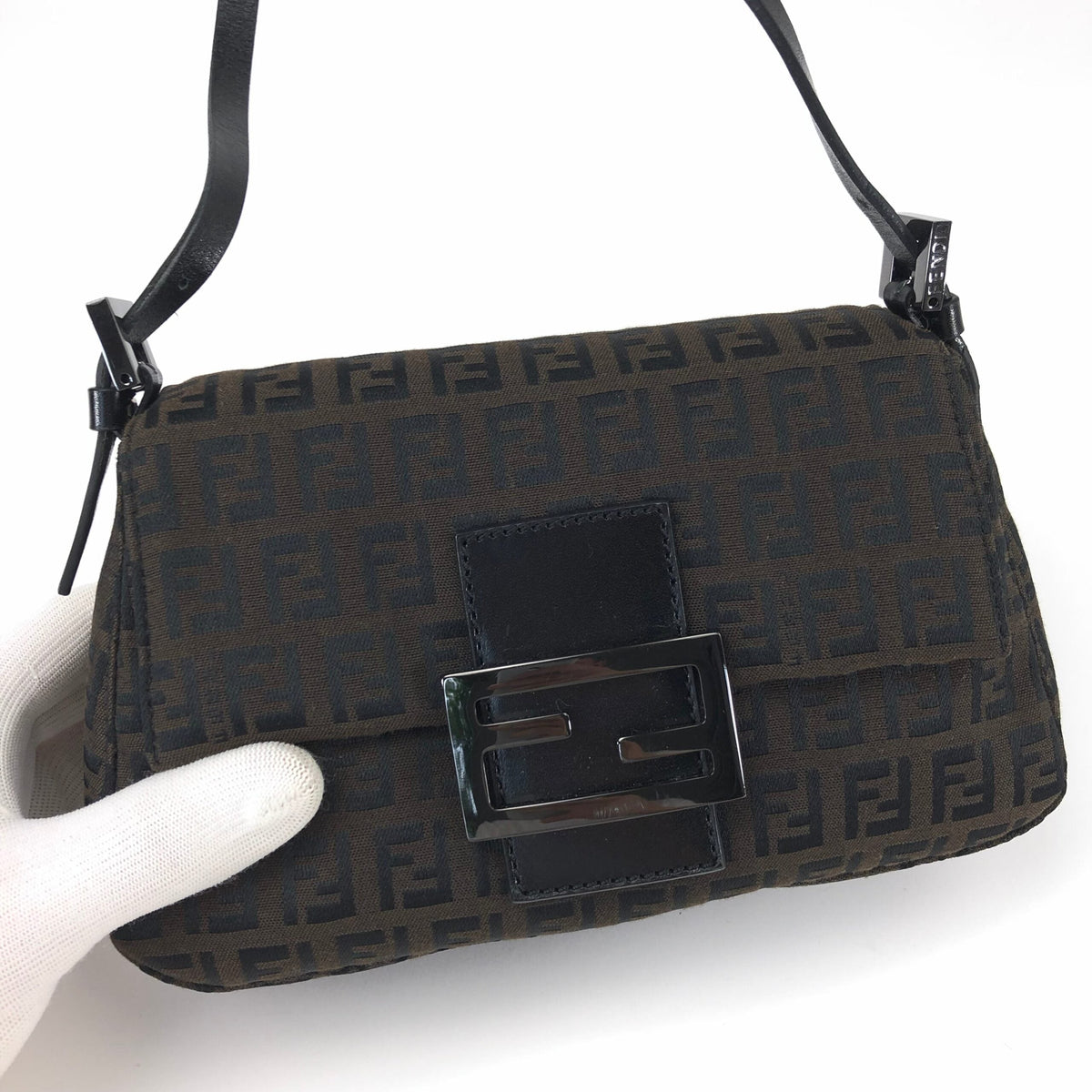 FENDI ZUCCA SHOULDER BAG