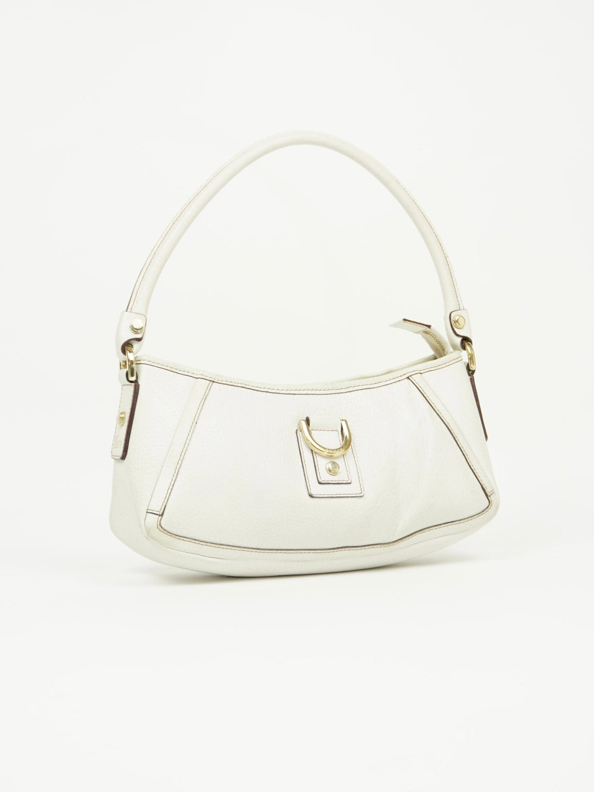 GUCCI LEATHER D RING BAG