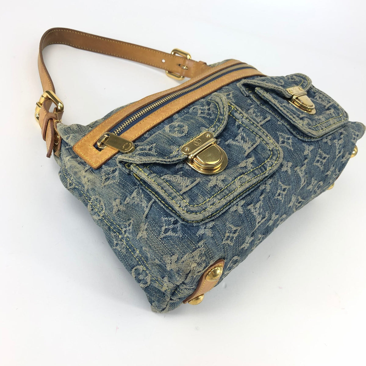 LOUIS VUITTON BAGGY PM DENIM SHOULDER BAG