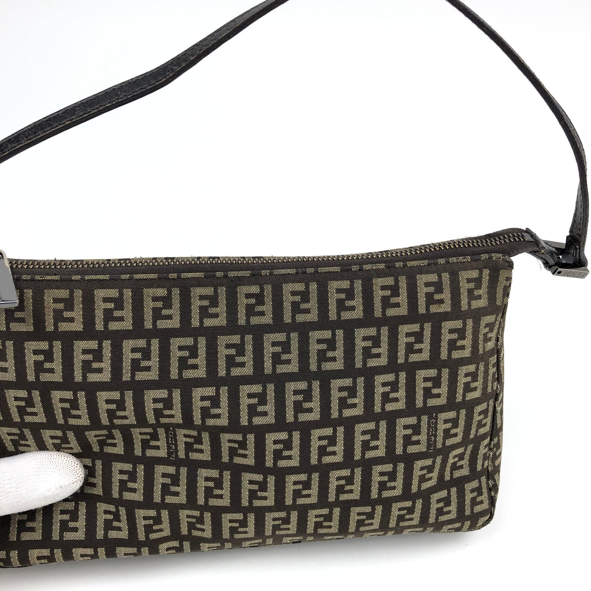 FENDI ZUCCA SHOULDER BAG