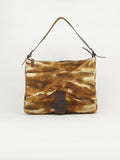 FENDI CALF HAIR MAMA BAGUETTE BAG