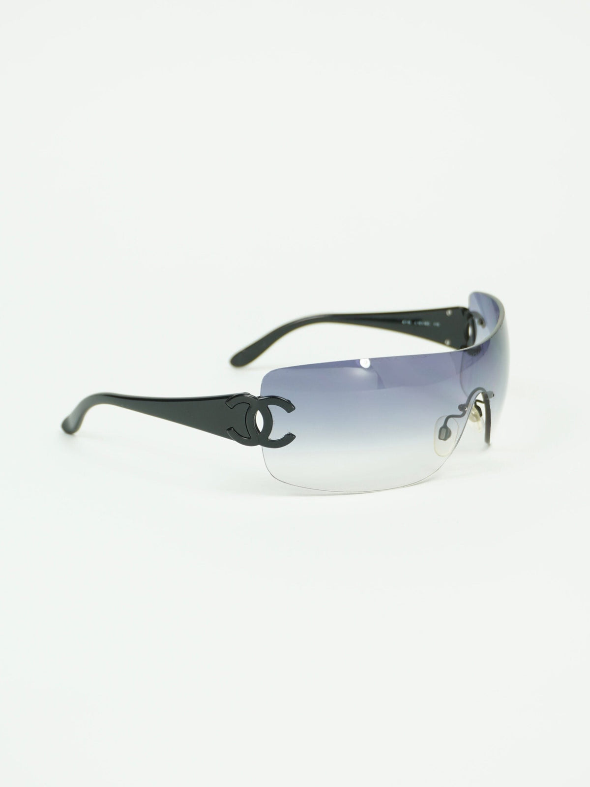 CHANEL RIMLESS CC LOGO SUNGLASSES