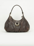 GUCCI MONOGRAM LEATHER ABBEY BAG
