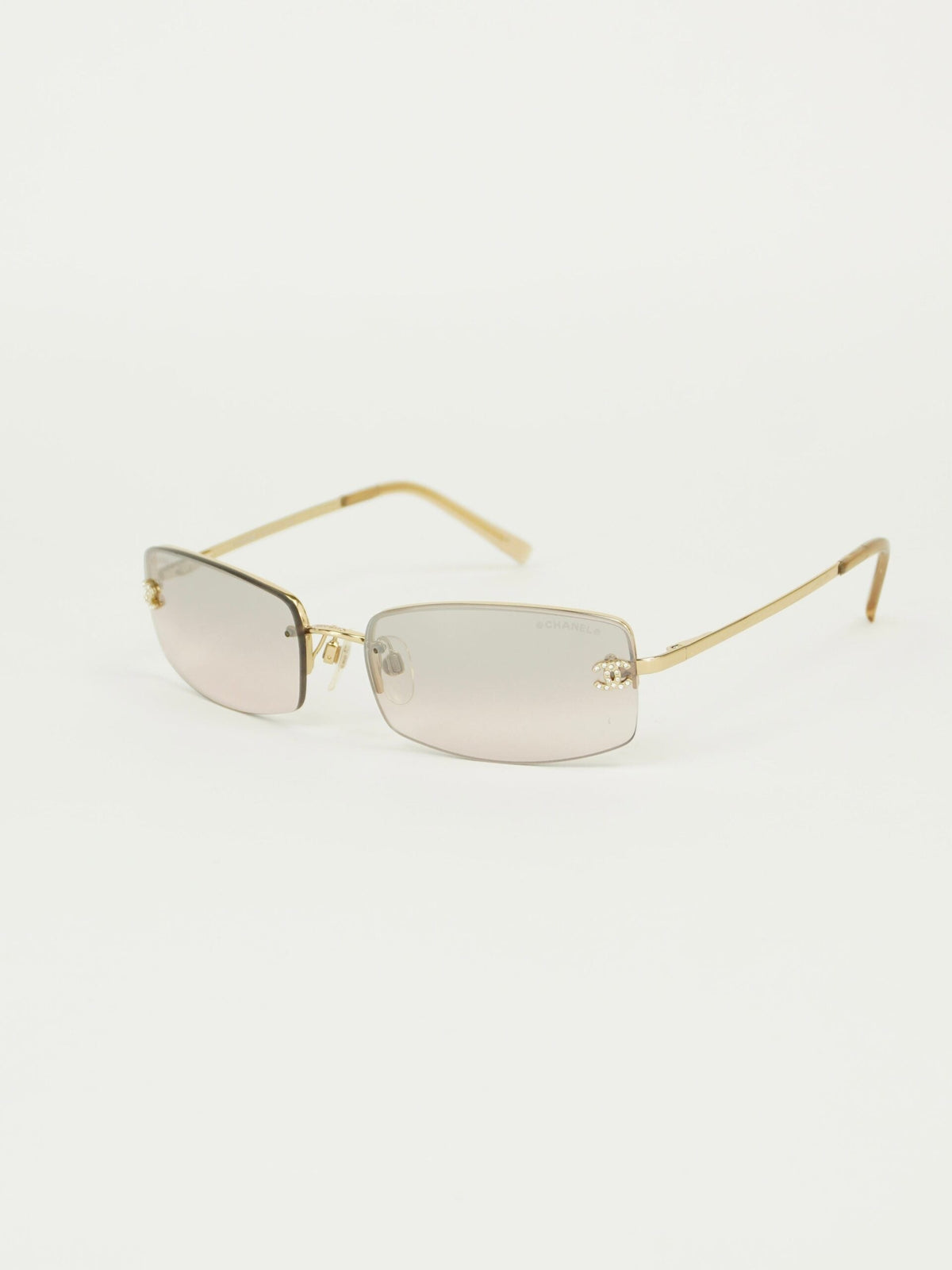 CHANEL RHINESTONE SUNGLASSES