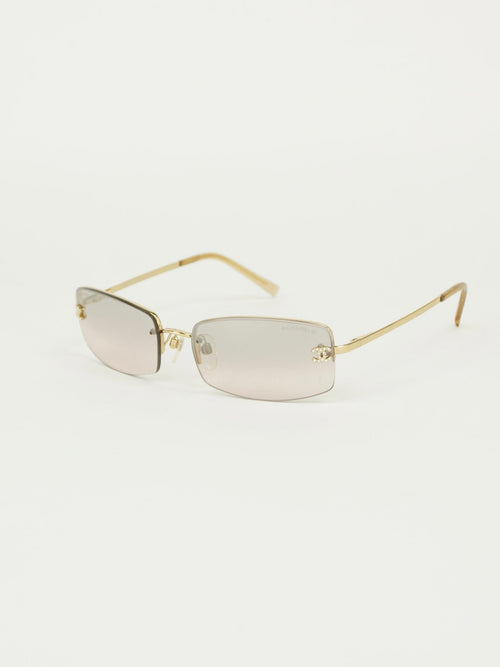 CHANEL RHINESTONE SUNGLASSES
