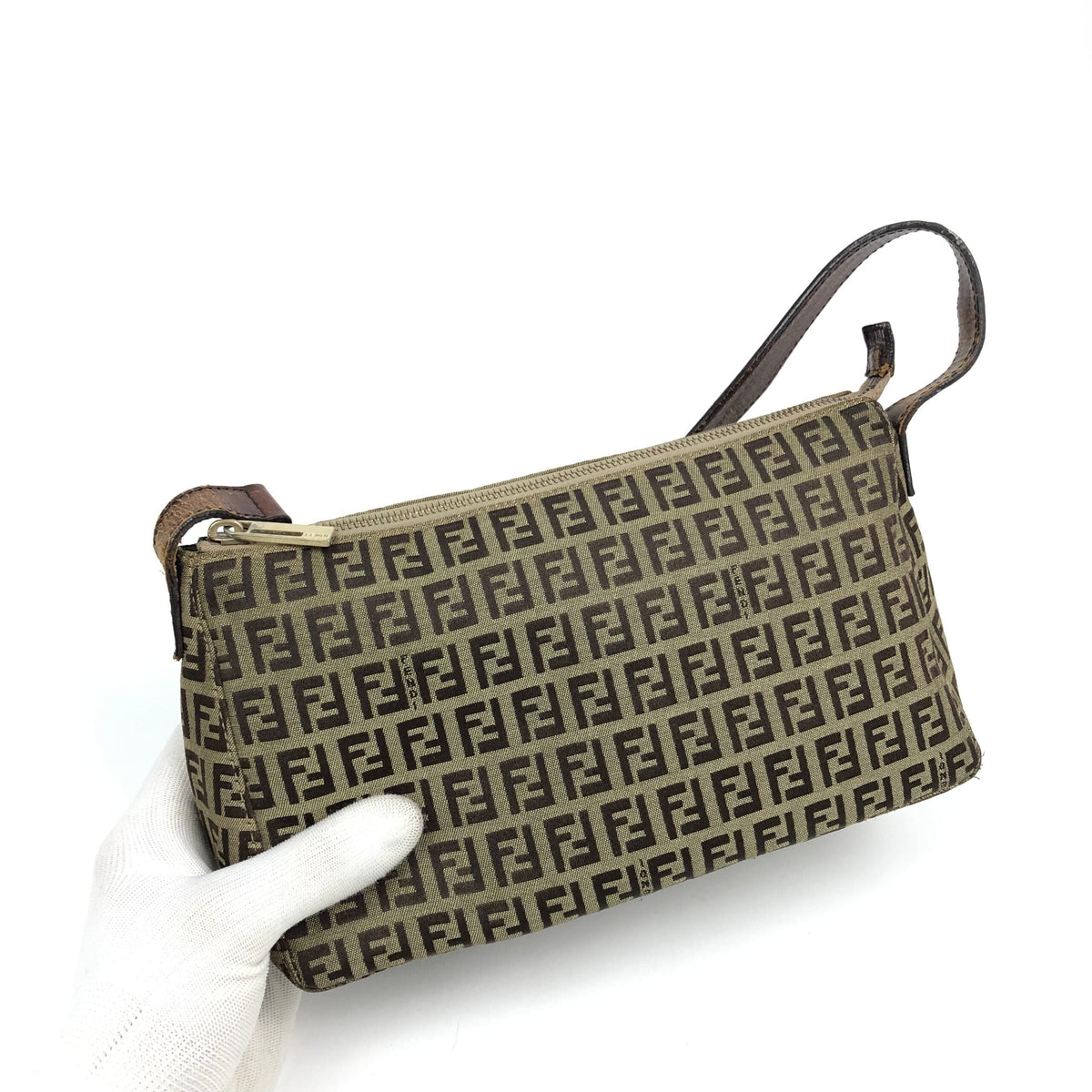 FENDI ZUCCA SHOULDER BAG