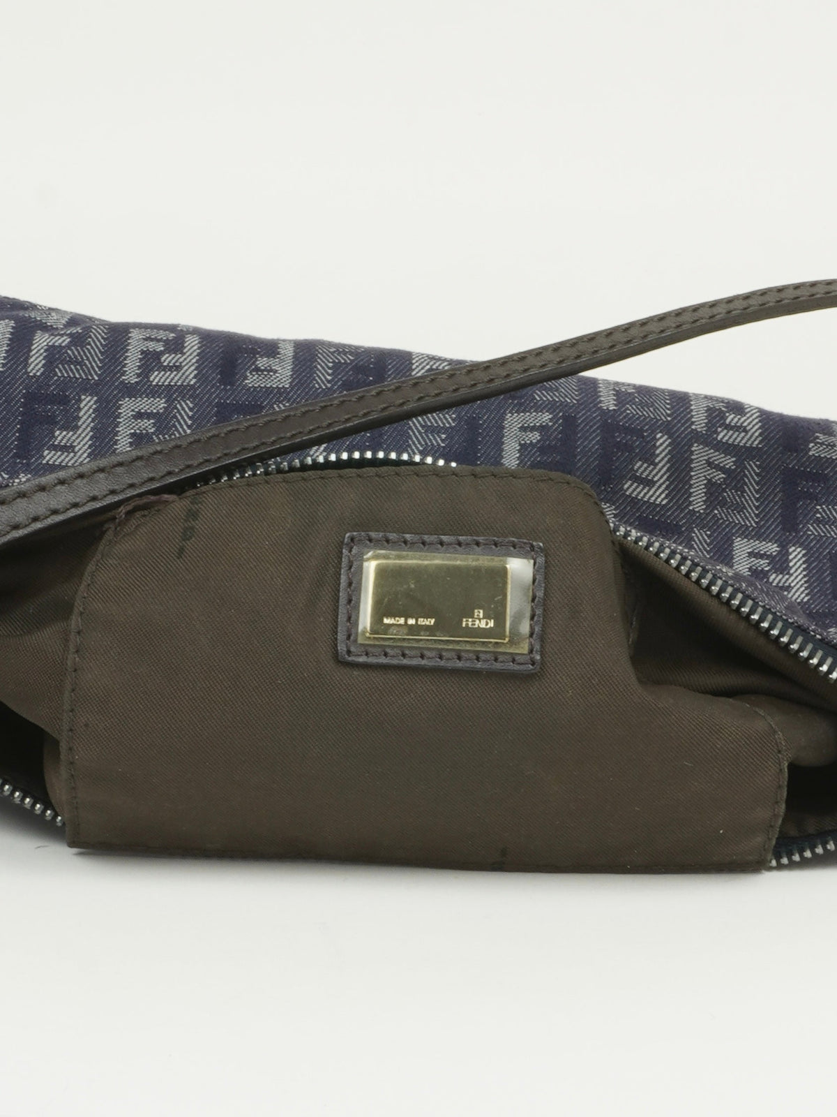 FENDI DENIM ZUCCA SHOULDER BAG