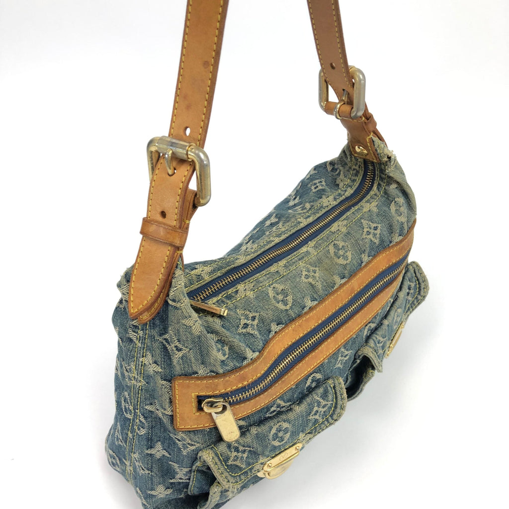 LOUIS VUITTON BAGGY PM DENIM SHOULDER BAG