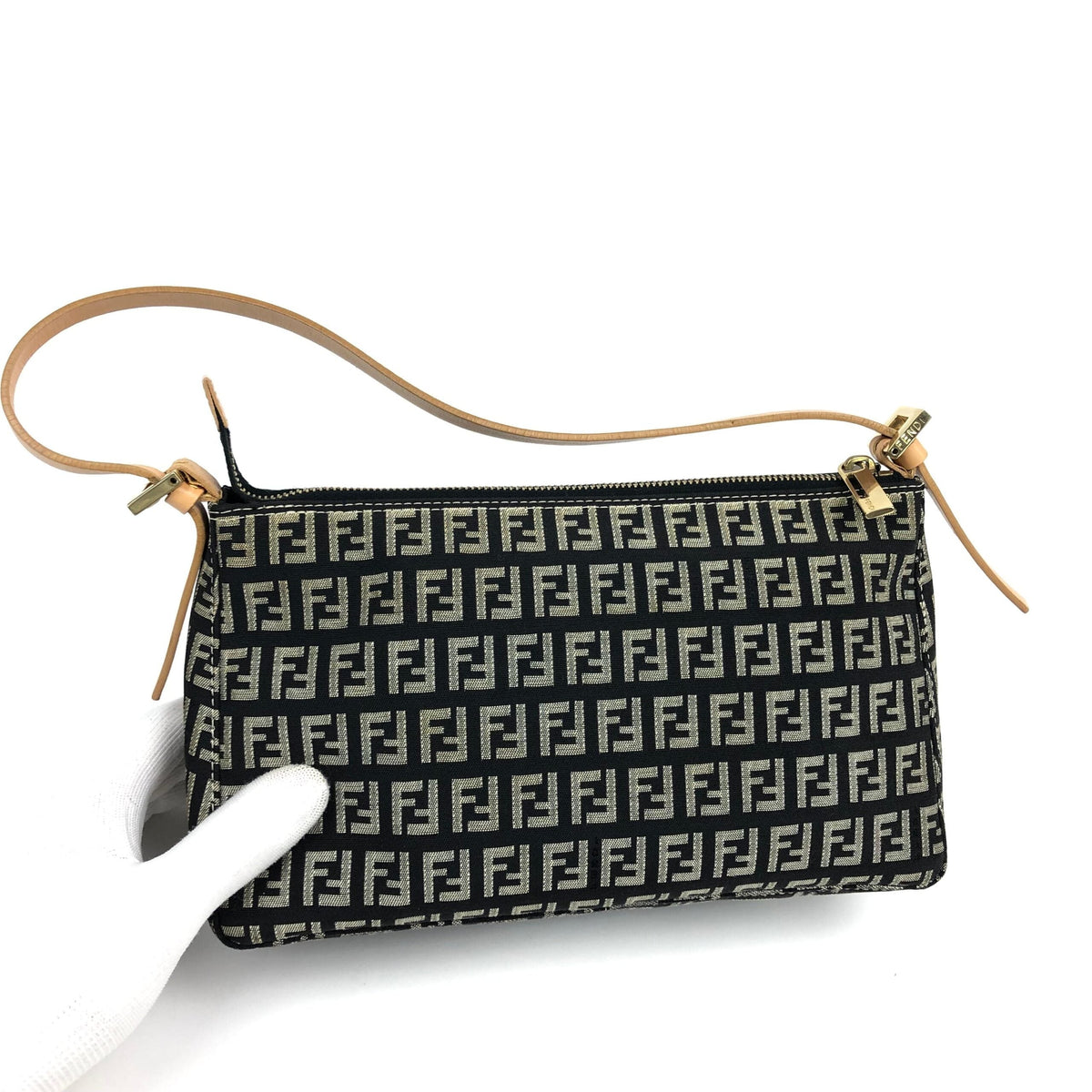 FENDI ZUCCA SHOULDER BAG
