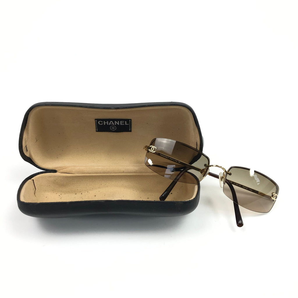 CHANEL RIMLESS SUNGLASSES