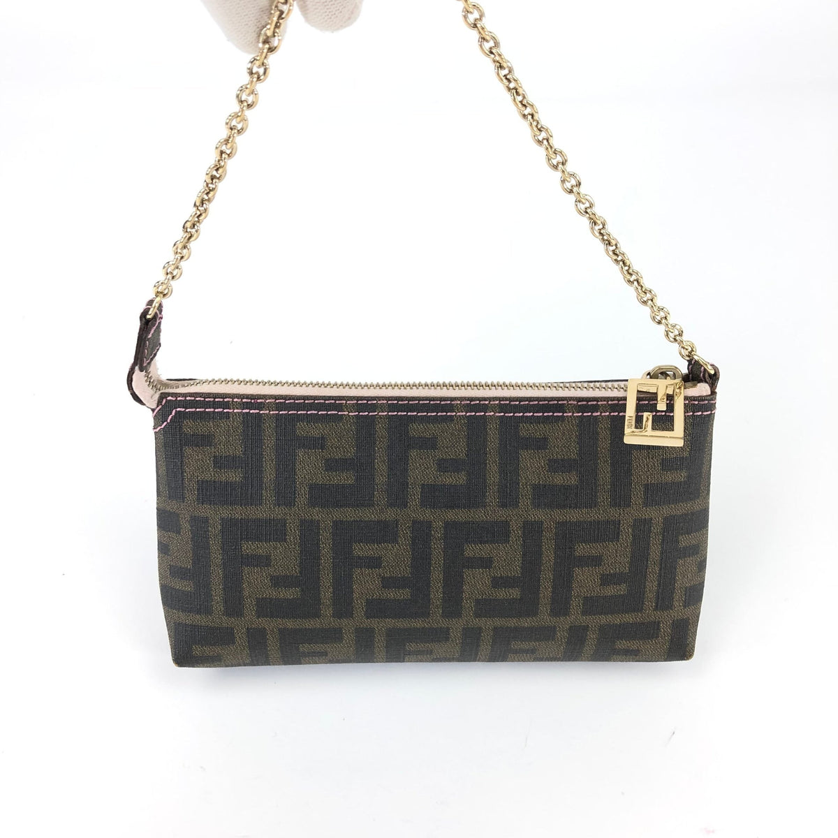 FENDI ZUCCA CHAIN BAG