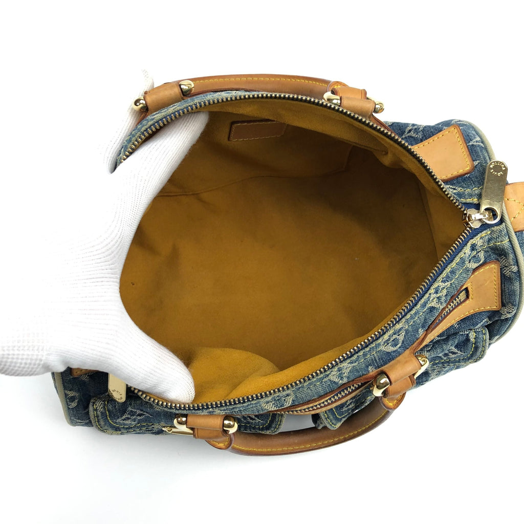 LOUIS VUITTON NEO SPEEDY DENIM BAG