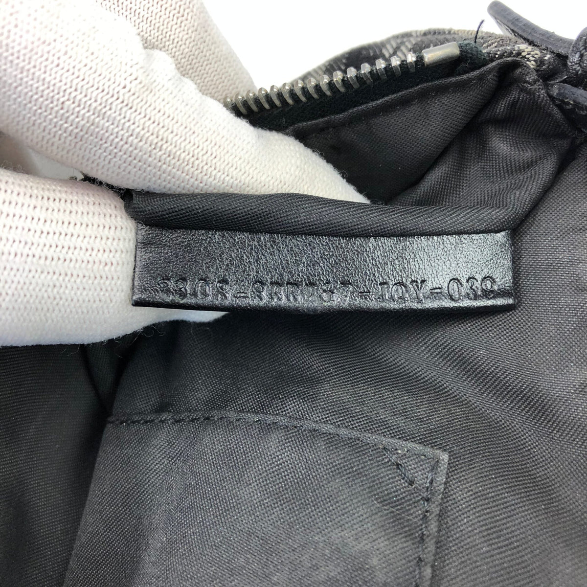 FENDI DENIM ZUCCA SHOULDER BAG