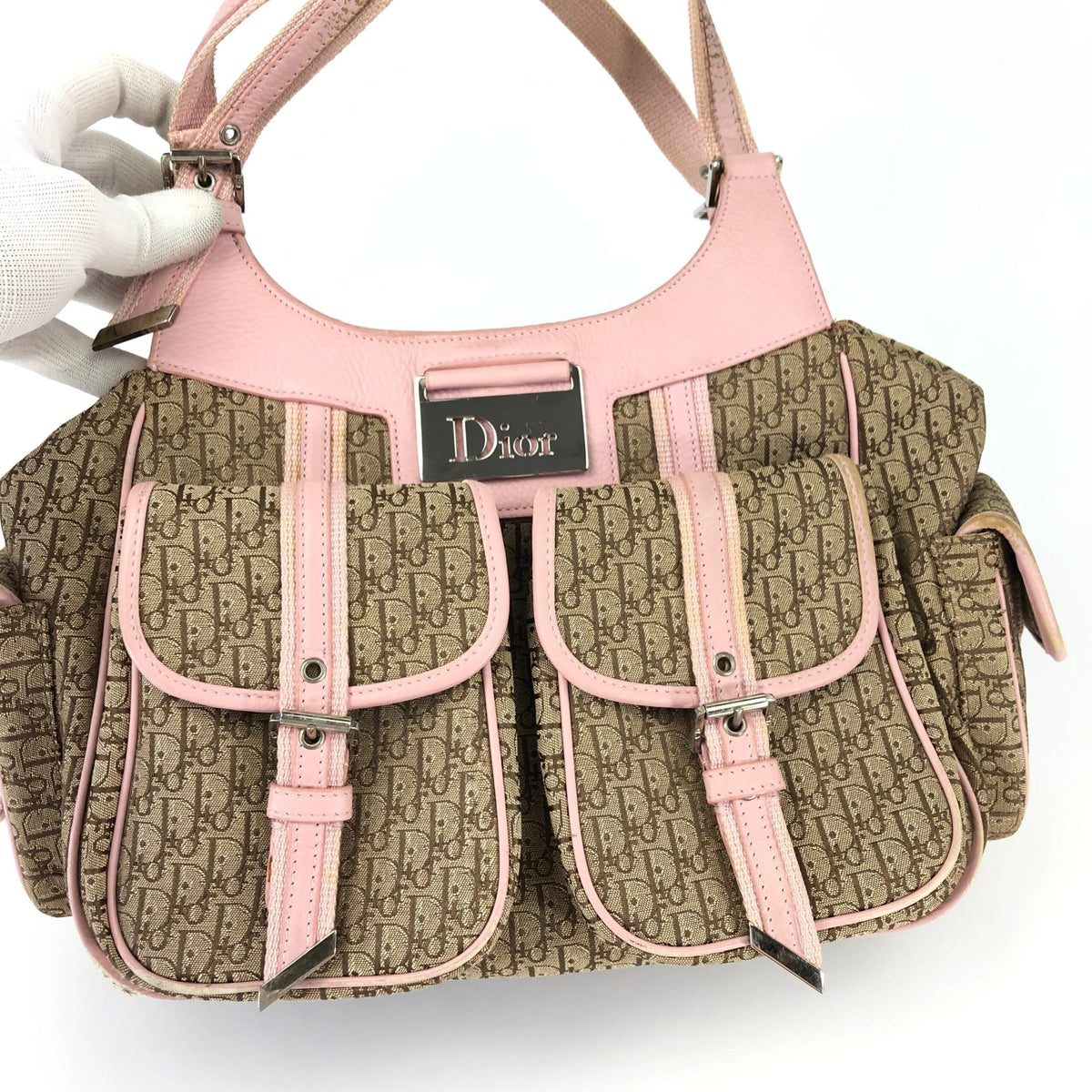 CHRISTIAN DIOR MONOGRAM SHOULDER BAG