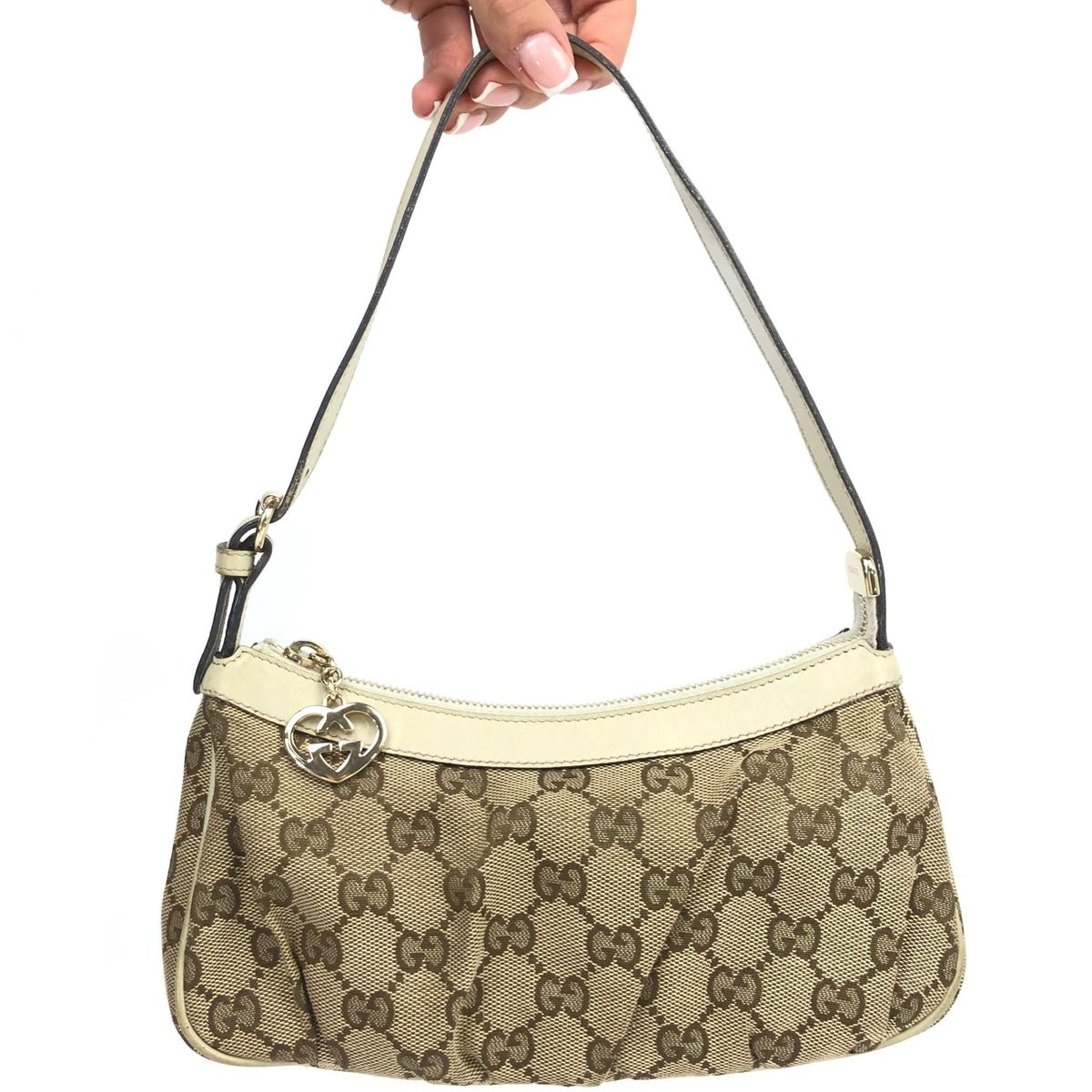 GUCCI MONOGRAM SHOULDER BAG