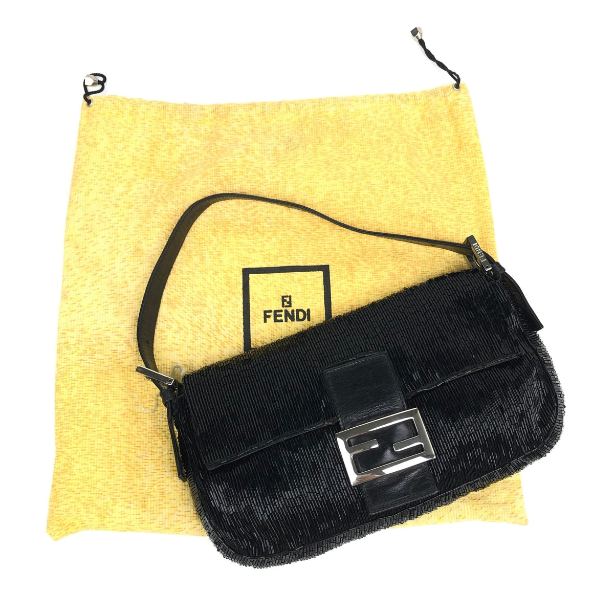 FENDI BEADED BAGUETTE BAG