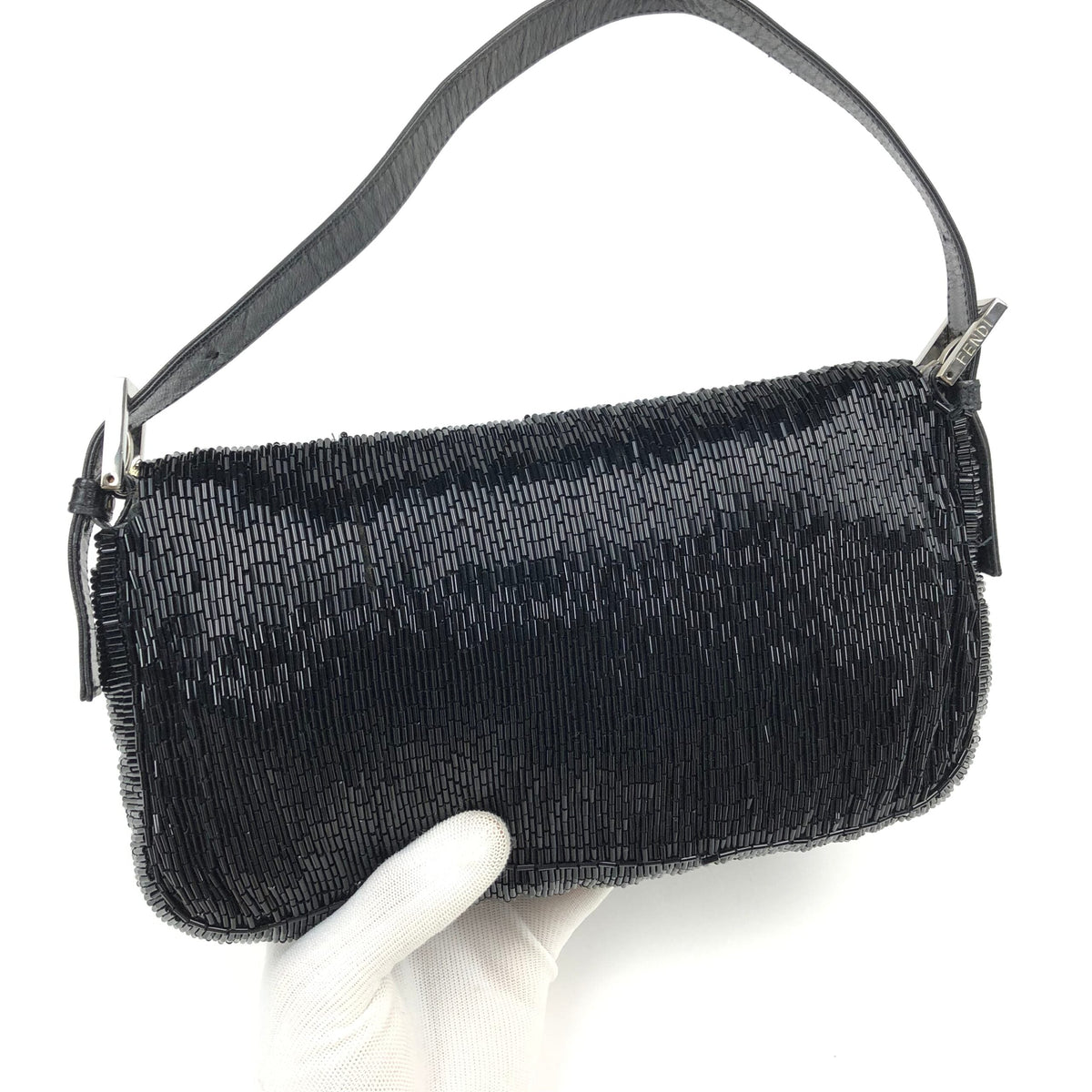 FENDI BEADED BAGUETTE BAG