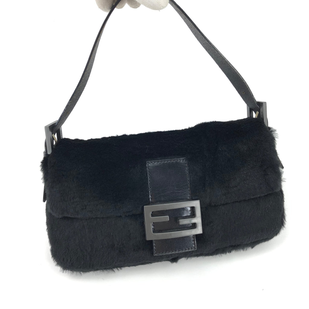 FENDI MINK FUR BAGUETTE BAG