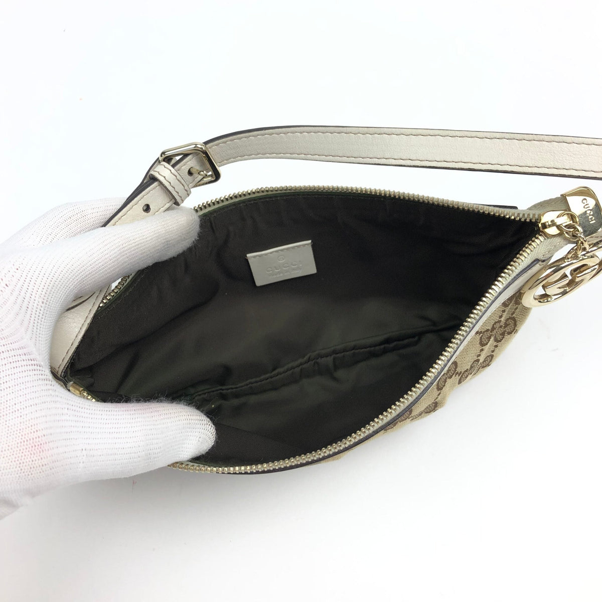 GUCCI MONOGRAM SHOULDER BAG