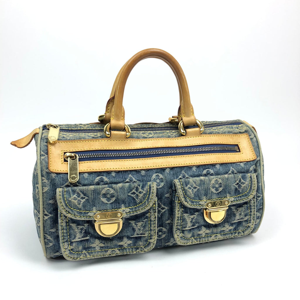 LOUIS VUITTON NEO SPEEDY DENIM BAG