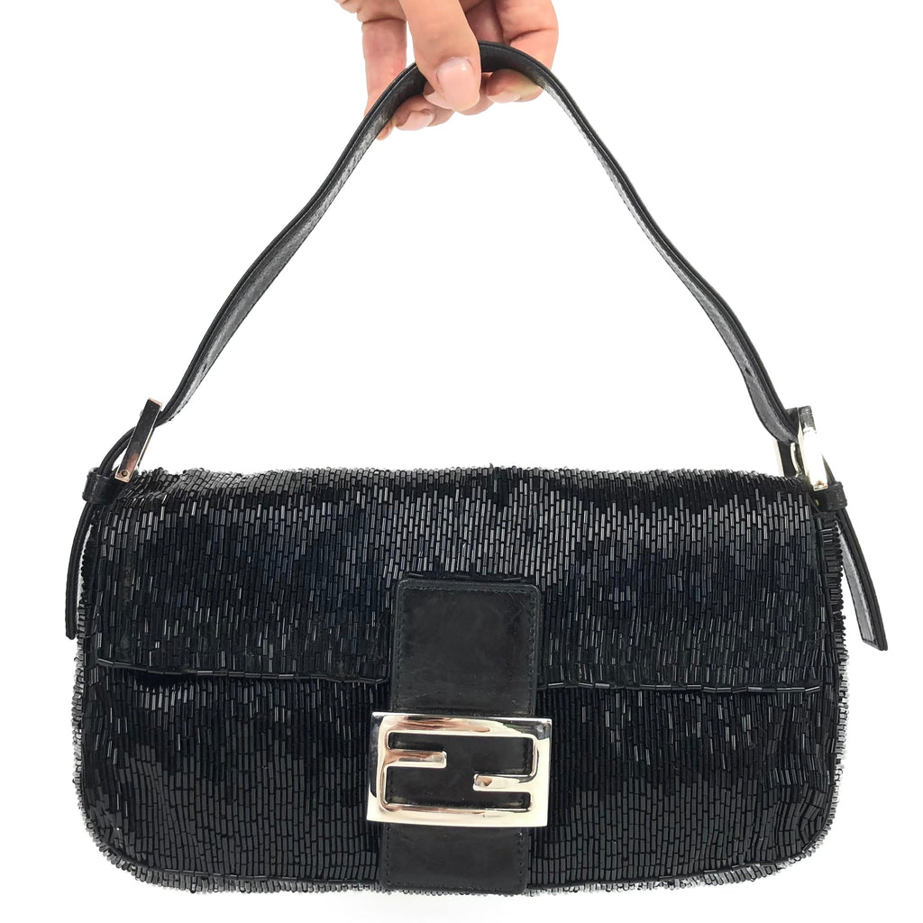 FENDI BEADED BAGUETTE BAG