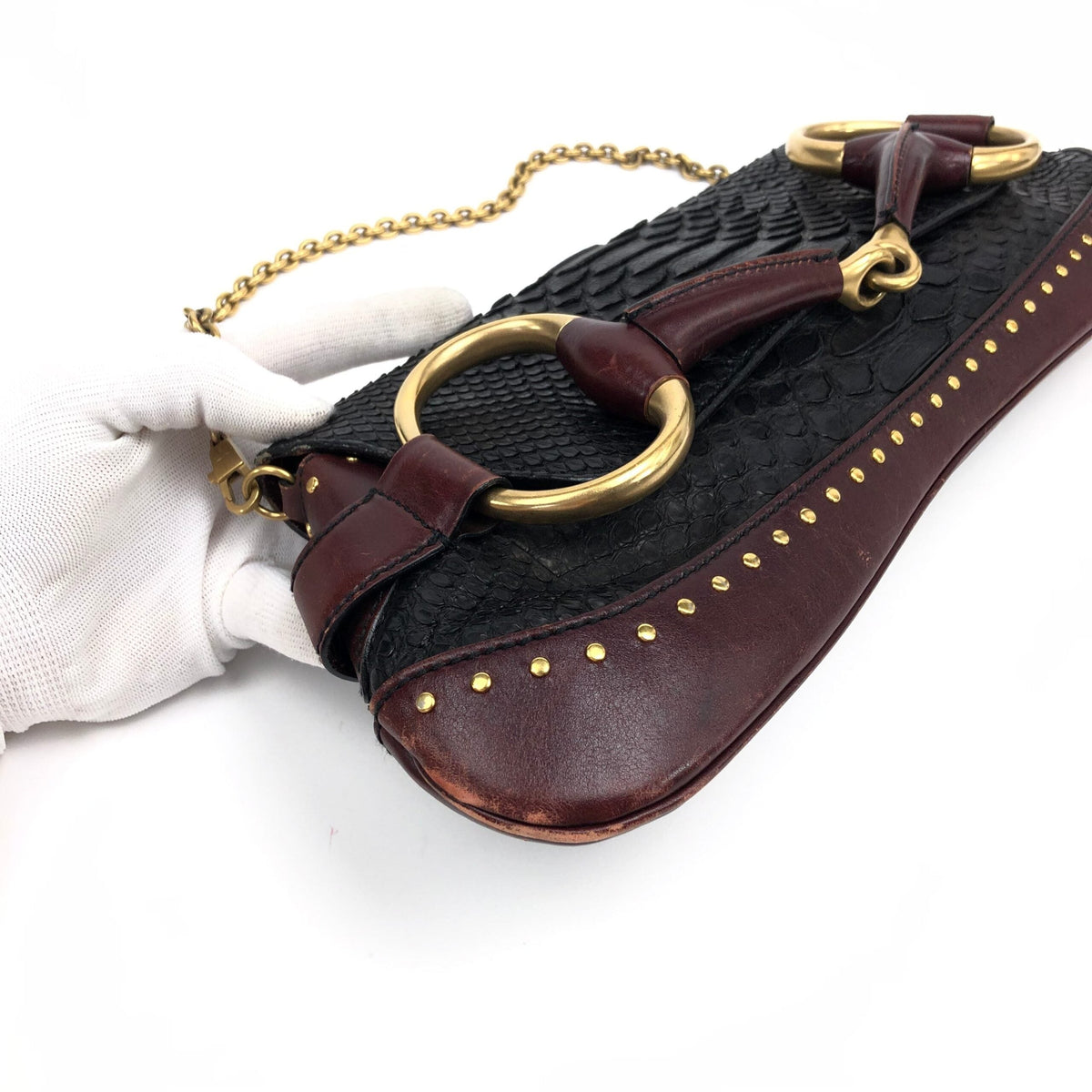 GUCCI HORSEBIT TOM FORD PYTHON CHAIN SHOULDER BAG