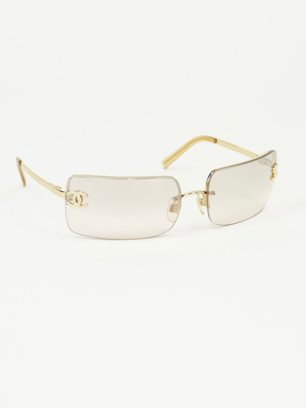 CHANEL RHINESTONE SUNGLASSES