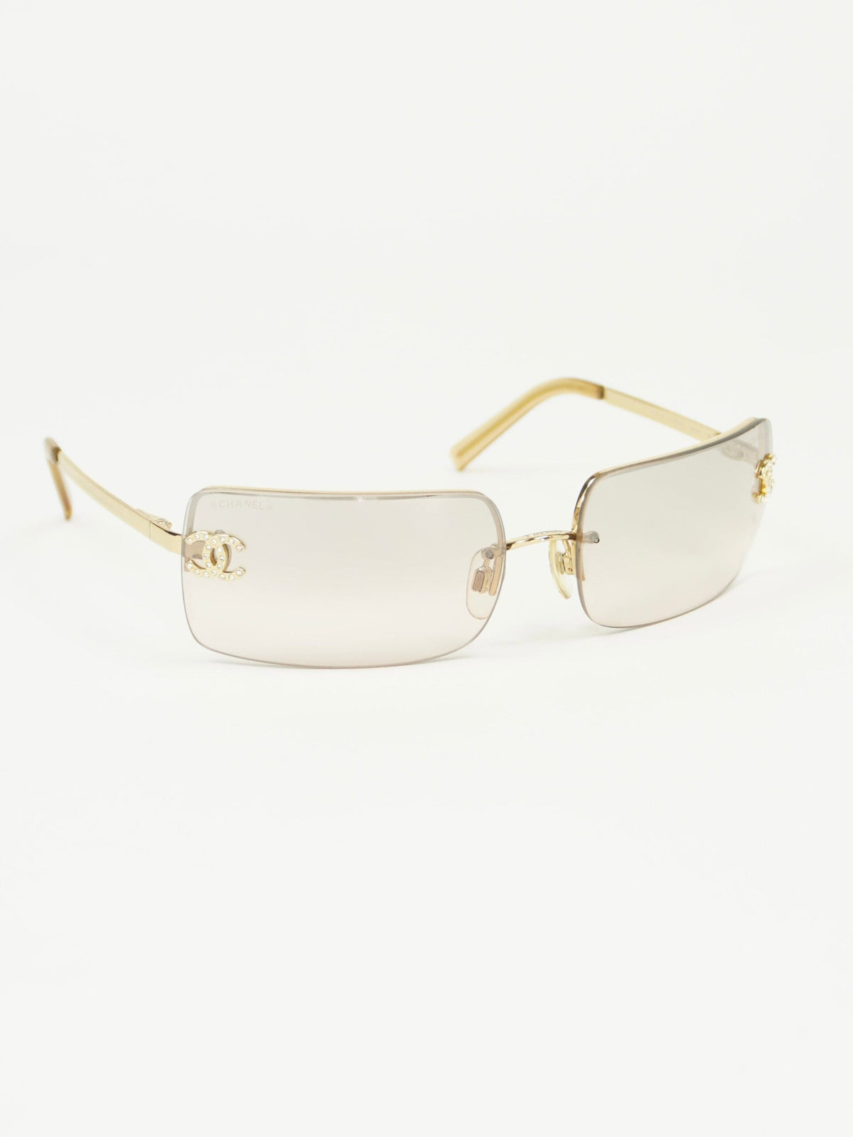 CHANEL RHINESTONE SUNGLASSES