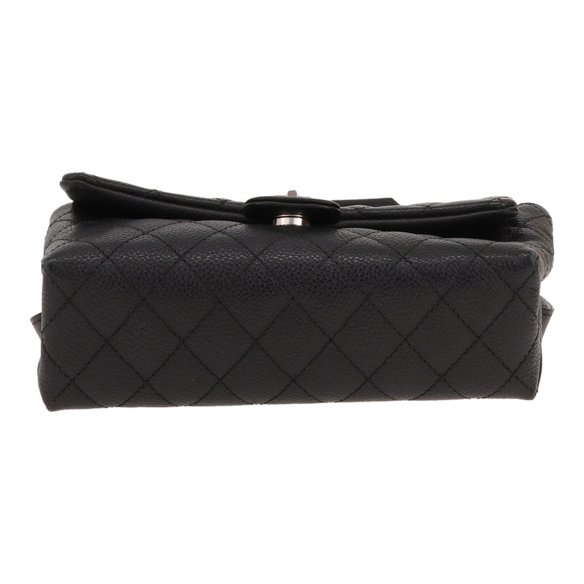 Chanel belt bag Noir quilted grained leather belt bag - DETAIL 1