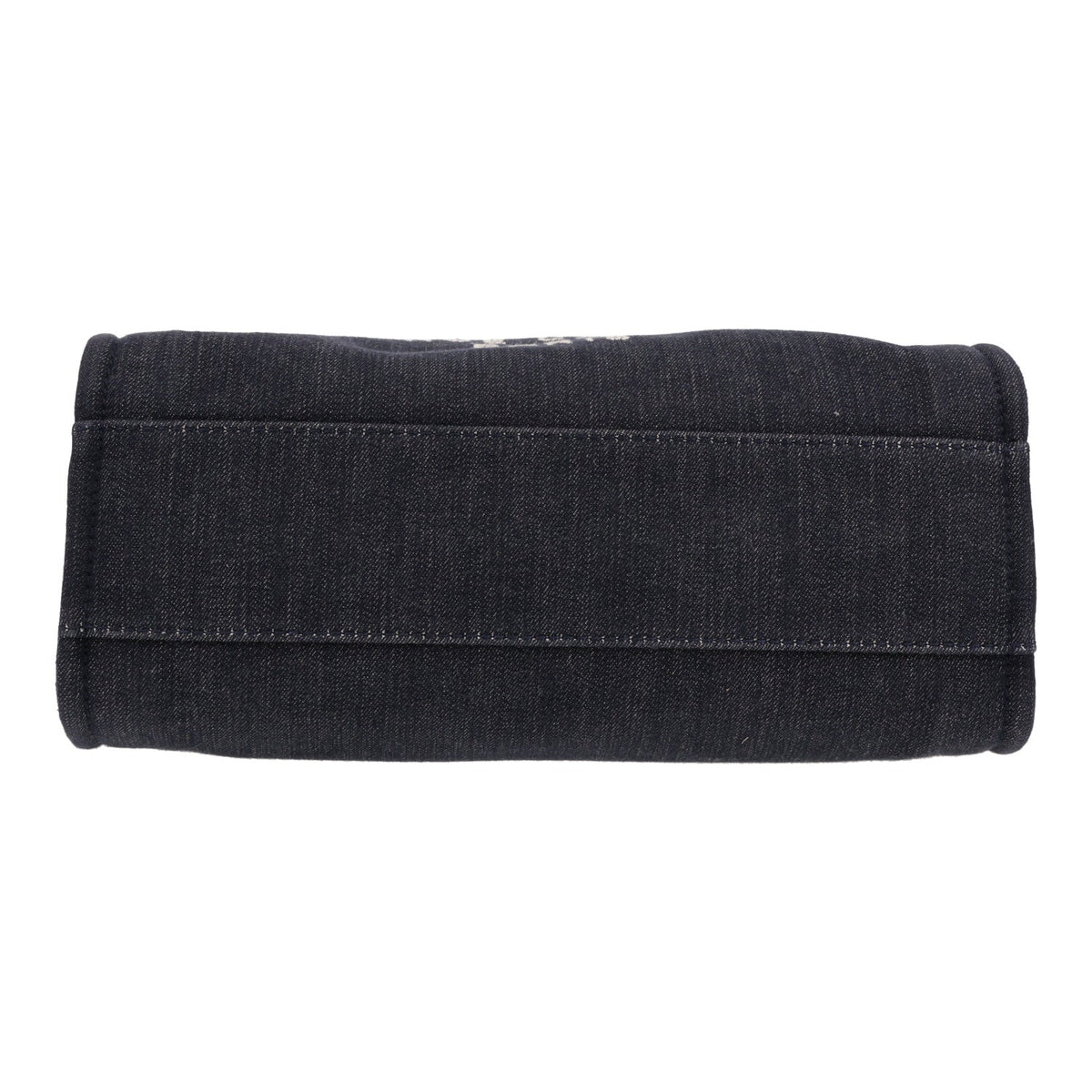 Chanel Deauville shopping bag in navy blue canvas - DETAIL 1