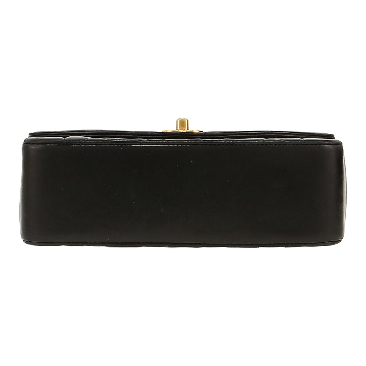 Chanel Diana shoulder bag in black quilted leather - DETAIL 1
